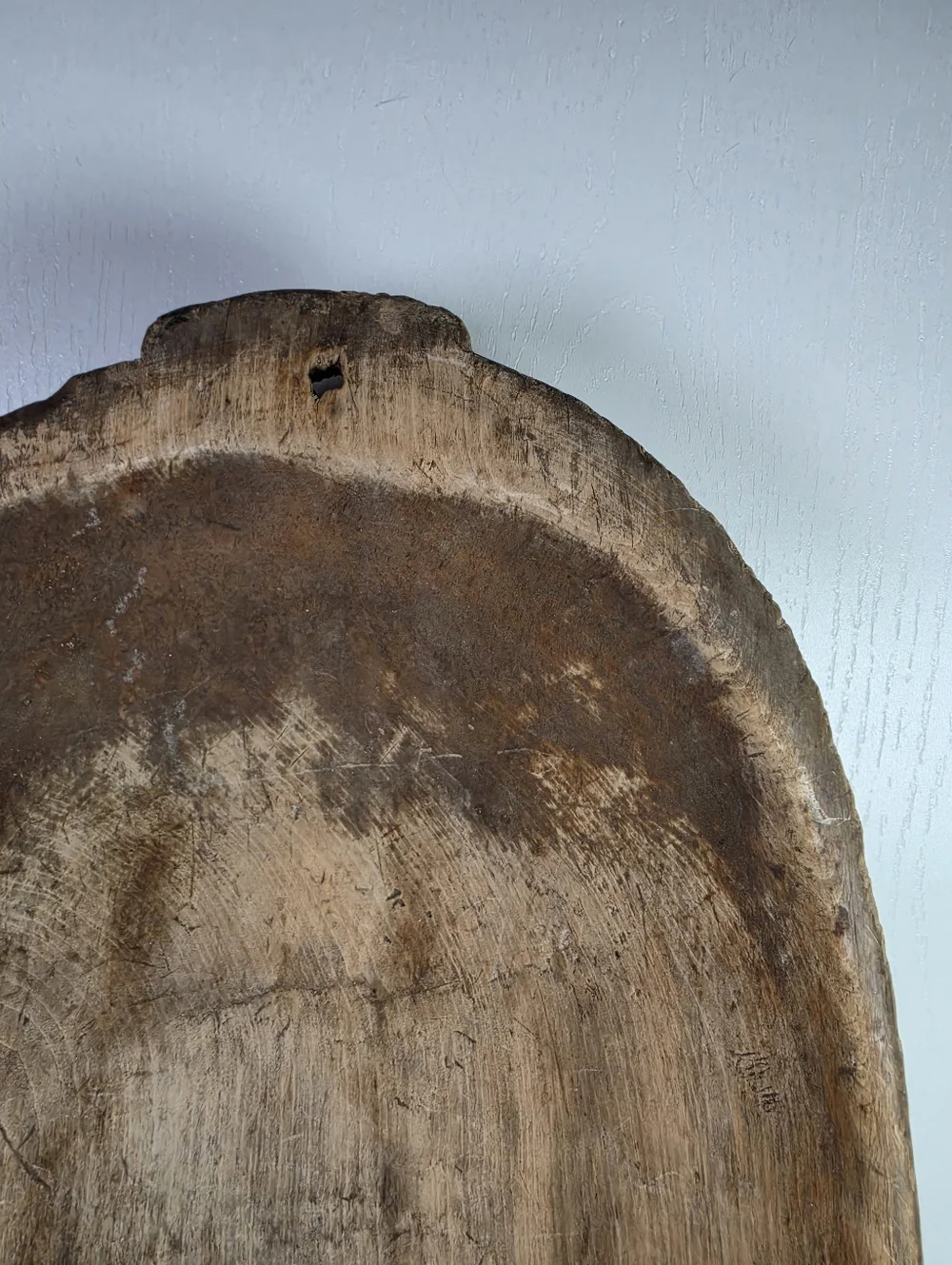 Antique Primitive Hand Carved Hewn Wooden Dough Bowl